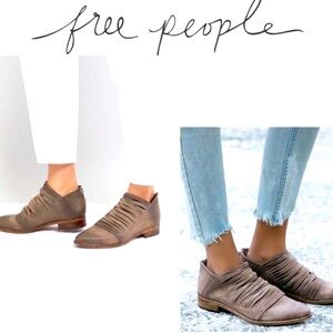Free People Lost Valley Leather Strappy Boots